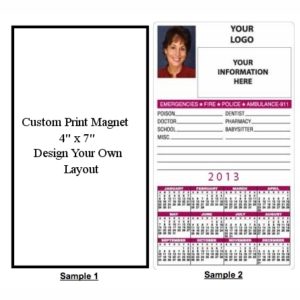 Custom Full Color Magnets - 4in x 7in