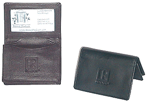 Deluxe Leather Wallet Business Card Holder - REALTOR® Logo.