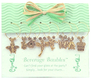 Beverage Baubles - Garden Friends Gold
