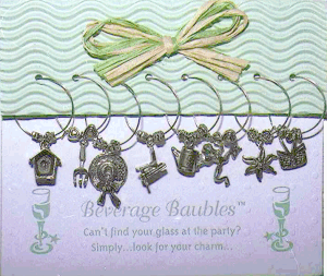 Beverage Baubles - Garden Friends Silver