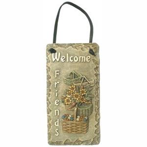 Small Welcome Plaque - Basket Collector