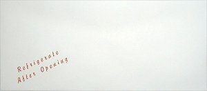 Refrigerate After Opening -  Envelopes  - Pack of 100