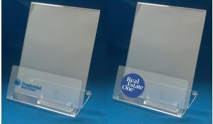 BACK IN STOCK: Indoor Plexiglas Top Quality Copy Conserver with One Business Card Holder with Custom Print Logo - Image 3