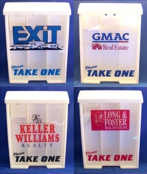 Outdoor Plexiglas Brochure Box with Custom Print Logo - Image 2