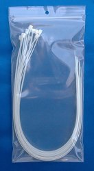 Nylon Cable Ties - Bag of 10 Punched for Display