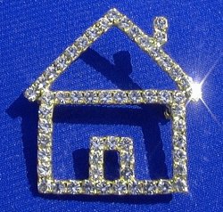 #20 Pin Jewelry - Simple Crystal House