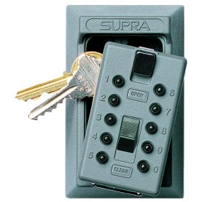 SUPRA® Push Button Permanent Mounting Keysafe Lock Box