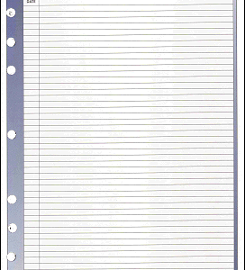 Large Communication Records – 8.5" x 11" (50 Sheets)