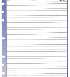 Large To Do Sheets – 8.5" x 11" (50 sheets)