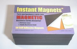 Instant Business Card Magnet - 50