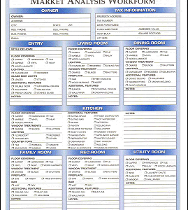 Market Analysis Worksheet