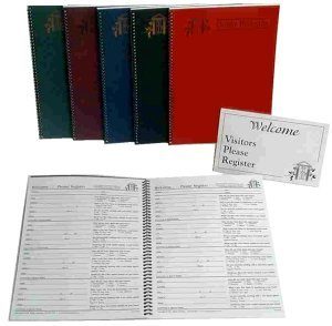 Spiral Open House Guest Register