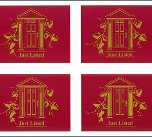 Just Listed Postcards - Pack of 100