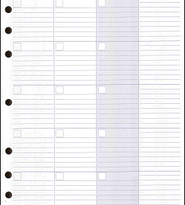 Standard Monthly Calendar – 5.5" x 8.5" (Undated)