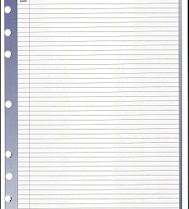 Standard Communication Records – 5.5" x 8.5" (50 sheets)