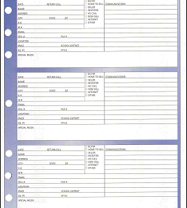 Standard Lead Sheets – 5.5" x 8.5" (50 sheets)