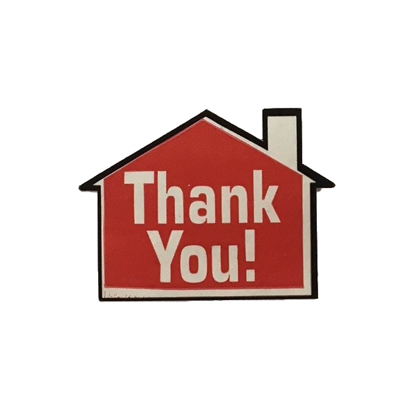 Message Stickers - House Shaped - Rolls of 1,000 - Image 3