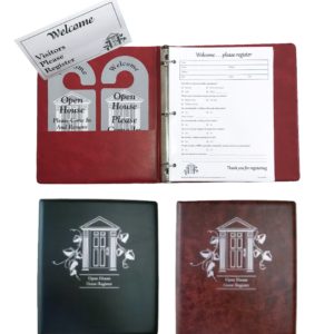 Large Open House Guest Register - One Entry Per Page